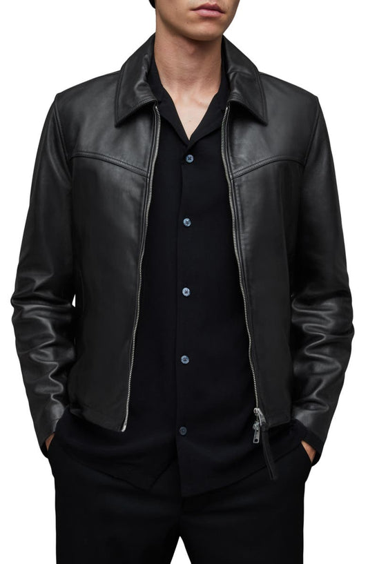 Tune Leather Jacket AllSaints