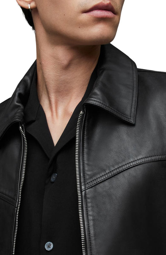 Tune Leather Jacket AllSaints