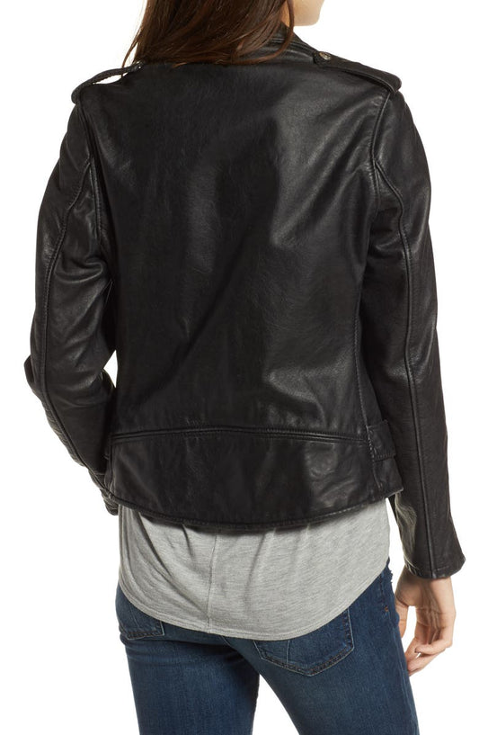 Boyfriend Leather Jacket Schott NYC