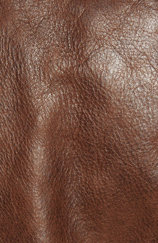 Waxy Naked Buffalo Leather Delivery Jacket