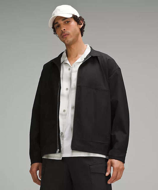 Smooth Twill Full-Zip Jacket