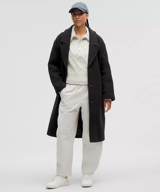 Relaxed-Fit Wool Overcoat