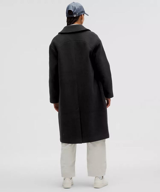 Relaxed-Fit Wool Overcoat