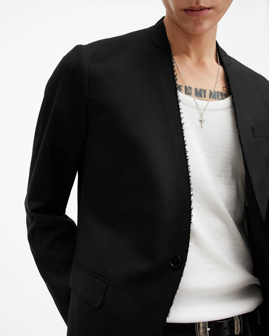 Wren Collarless Slim Fit Blazer All saints