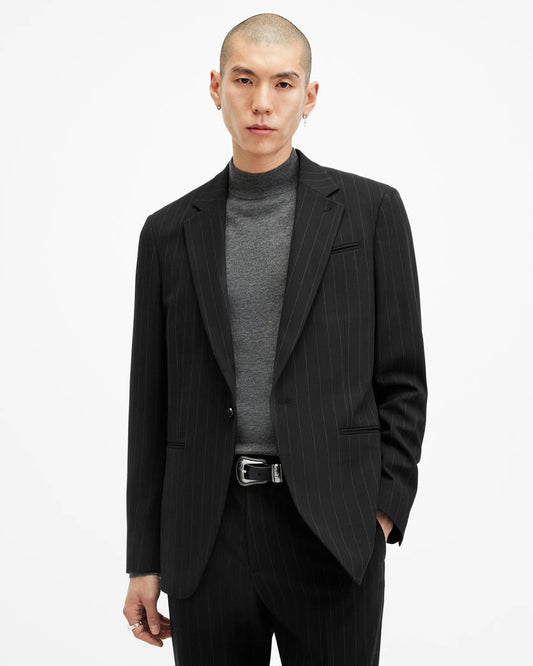 Heddon Relaxed Fit Pinstripe Blazer All saints