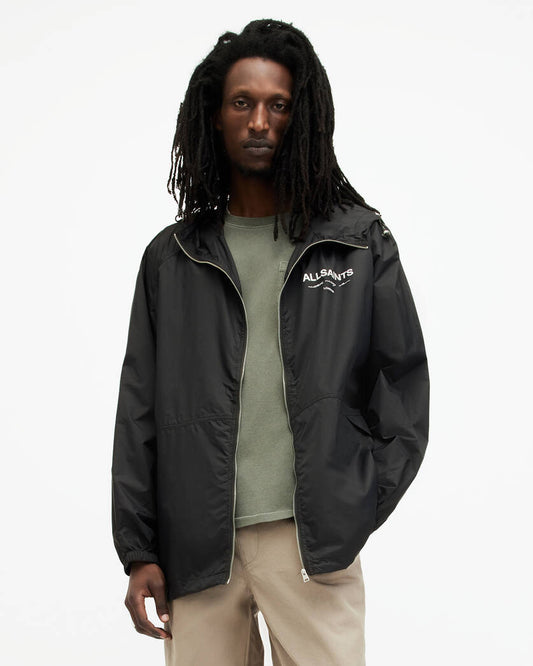 Underground Logo Oversized Hood Jacket All Saints