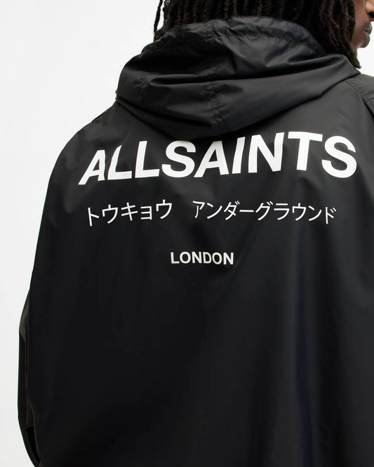 Underground Logo Oversized Hood Jacket All Saints