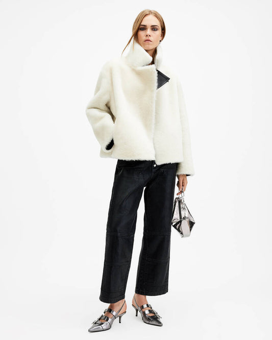 Anita 2-In-1 Reversible Shearling Jacket All Saints