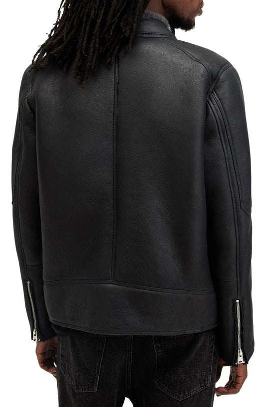 Hayward Leather Jacket AllSaints