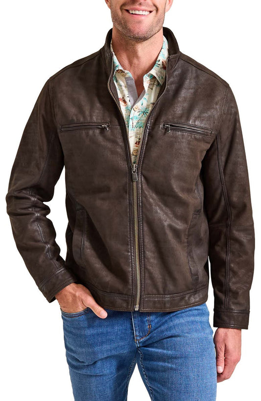 Highland Rocker Leather Jacket Tommy Bahama