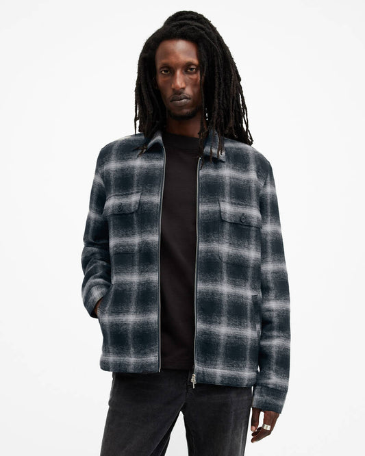 Marley Brushed Checked Jacket Allsaints