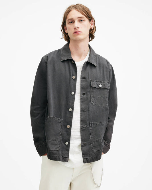 Nevis Chore Relaxed Fit Shirt Jacket Allsaints