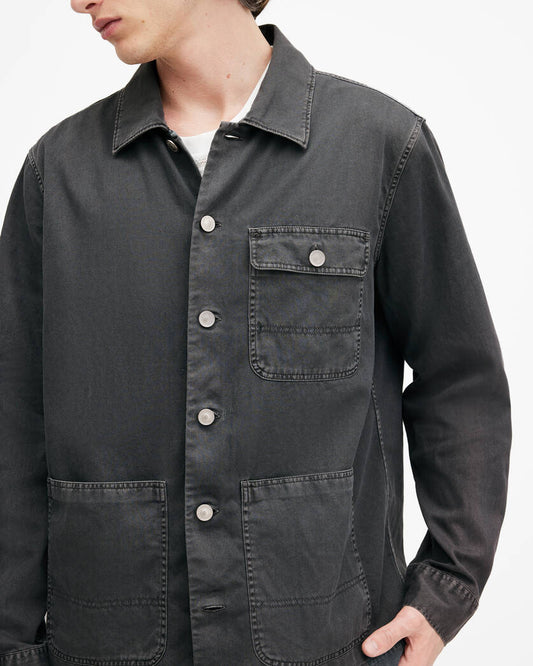 Nevis Chore Relaxed Fit Shirt Jacket Allsaints