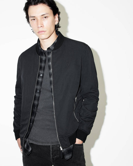 Bassett Ramskull Bomber Jacket Allsaints