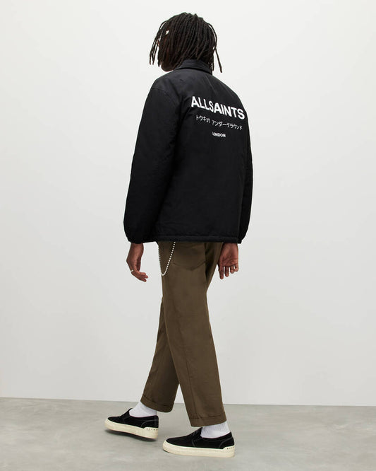 Underground Logo Coach Jacket Allsaints