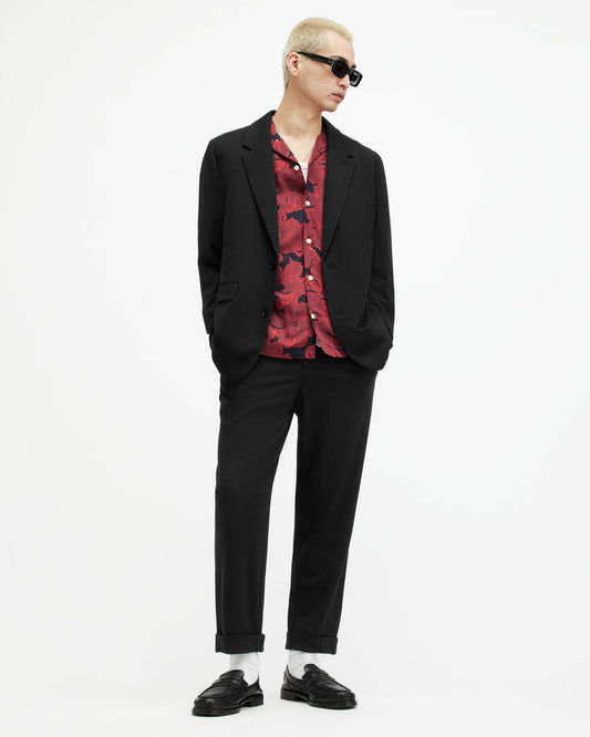 Helm Lightweight Stretch Slim Fit Suit Allsaints