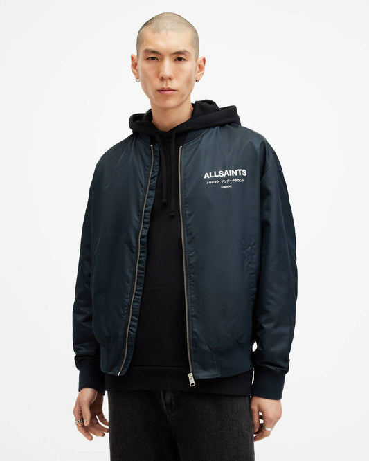 Underground Relaxed Fit Bomber Jacket Allsaints