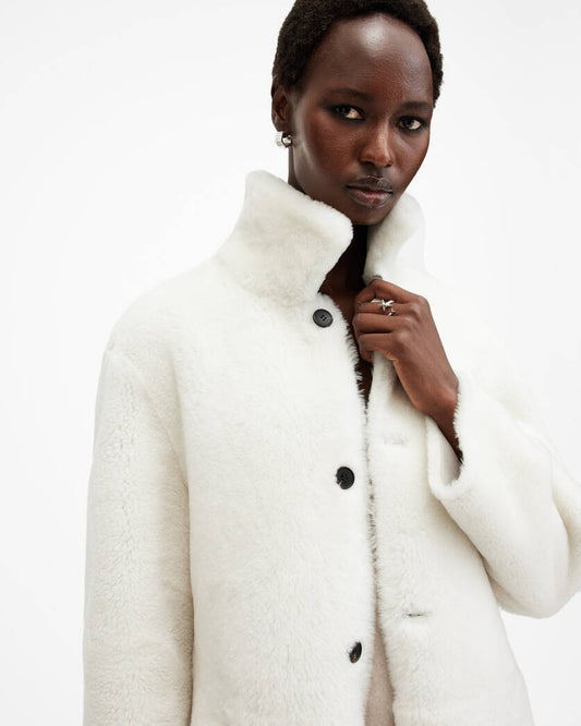 Serra 2-In-1 Reversible Shearling Coat Allsaints