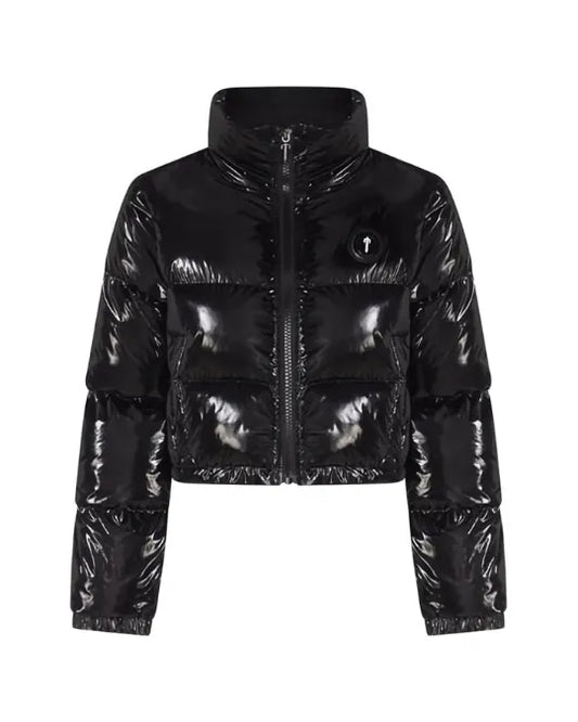 TRAPSTAR WOMEN’S IRONGATE PUFFER JACKET SHINY BLACK