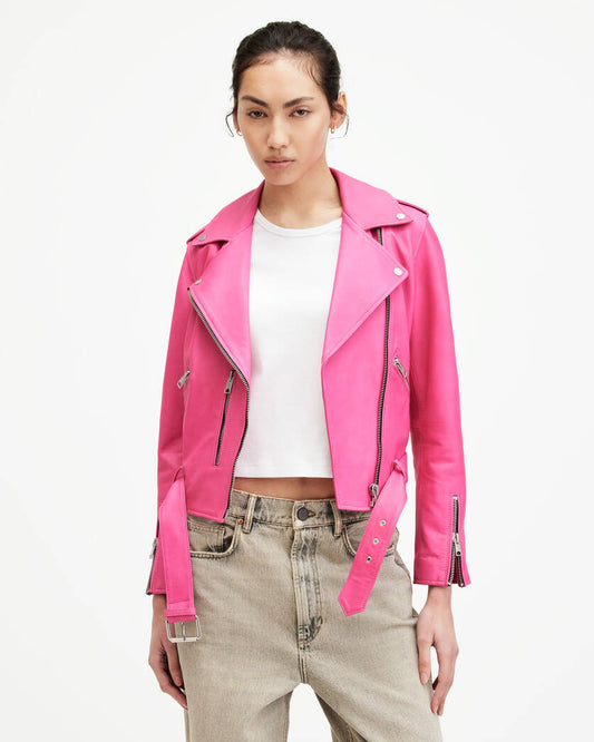 Balfern Leather Biker Jacket